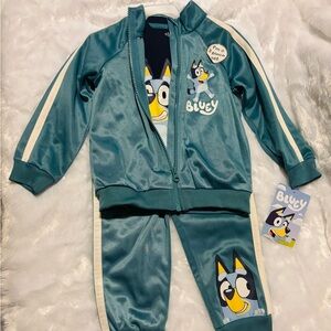 Lucy Kids' Teal and Navy Character Tracksuit